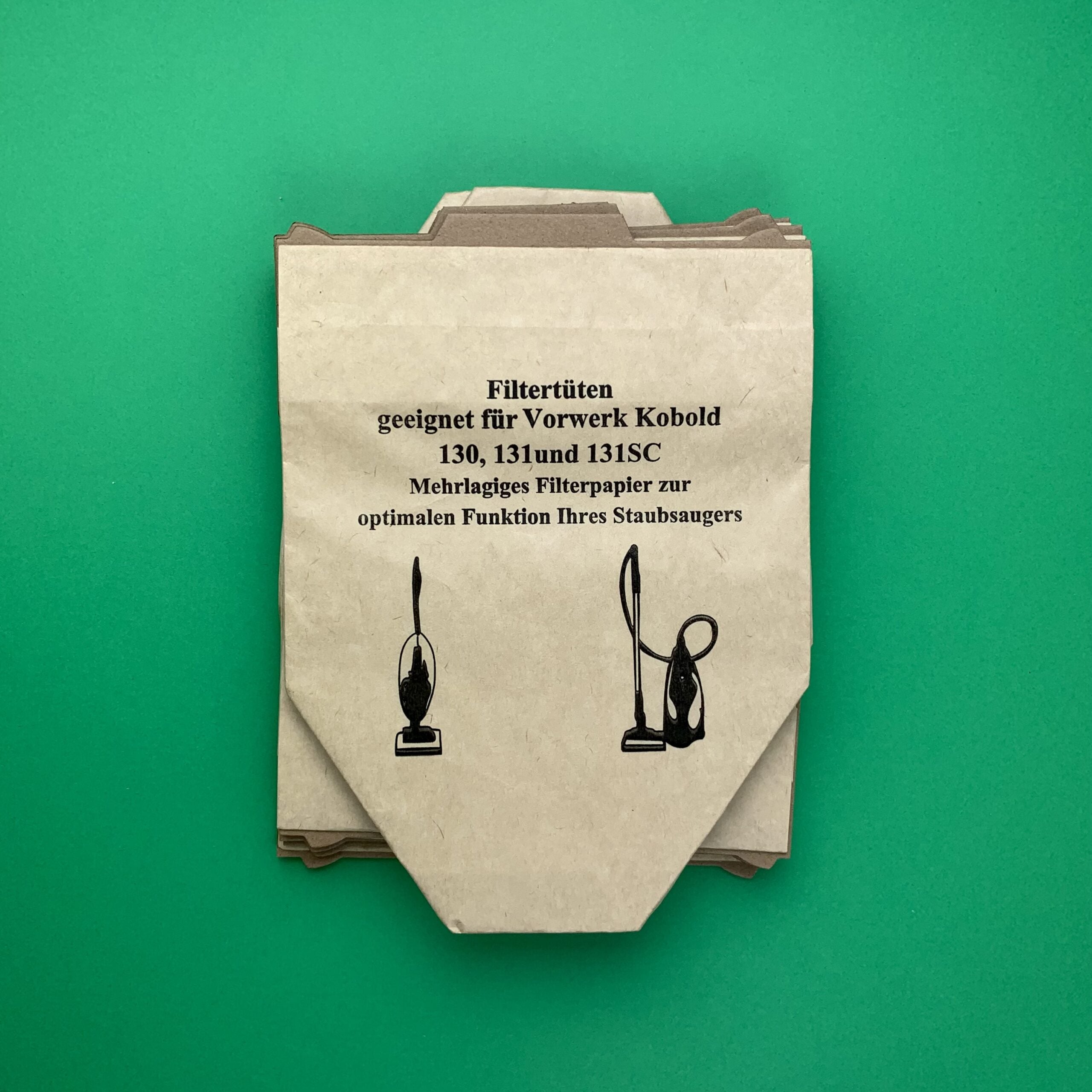 6 Sacchetti in Carta Vorwerk Folletto VK130/131 (Compatibili)