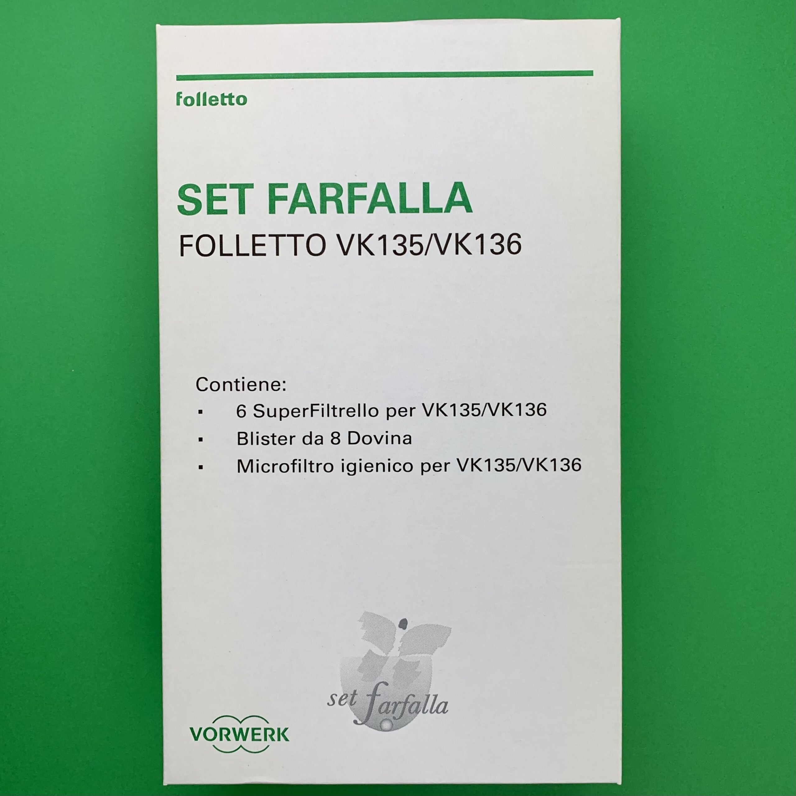 Set Farfalla Vorwerk Folletto VK135/136 (Originale) – Vime