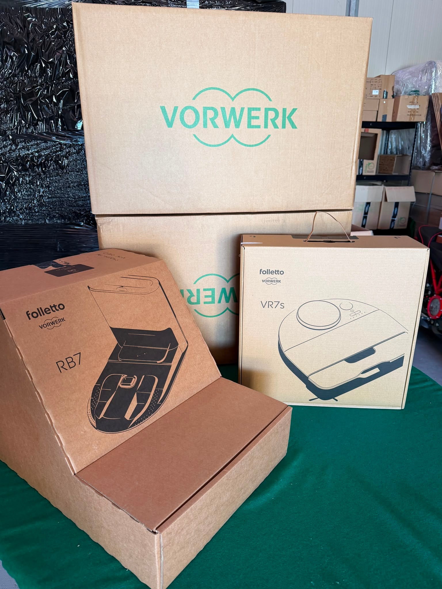 Folletto Vorwerk VR7s Robot Aspirapolvere espositivo garanzia 12 mesi