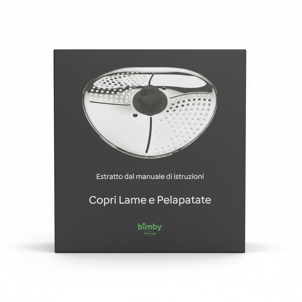 scatola Coprilame e pelapatate originale Vorwerk per modelli Bimby TM6, TM5 e TM31, accessorio per cotture lente e sottovuoto